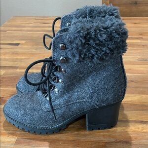 Women's Gray Ankle Boots